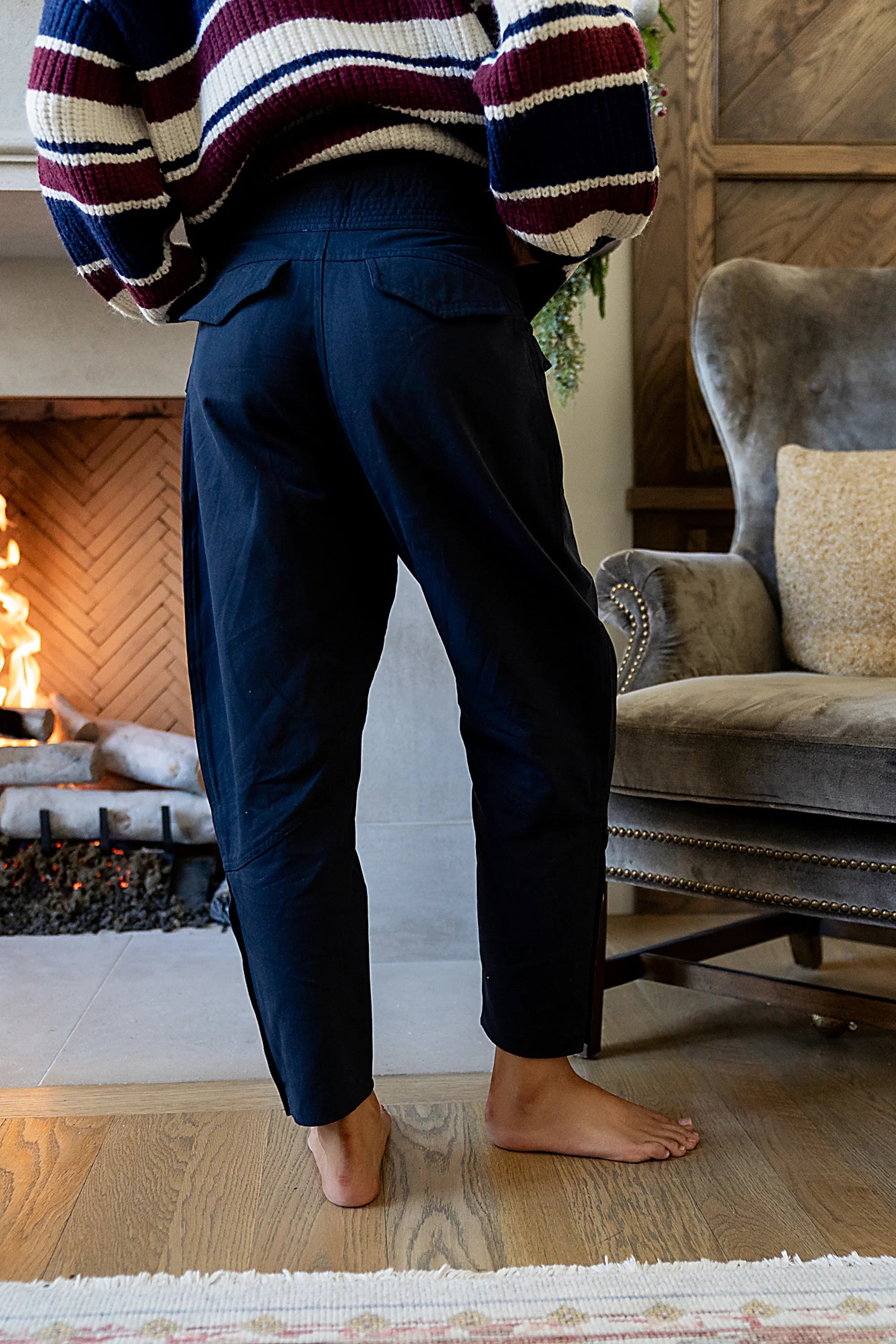Lennie Cropped Barrel Pants