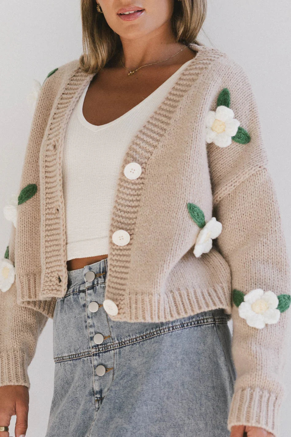 Annai Floral Cardigan FINAL SALE