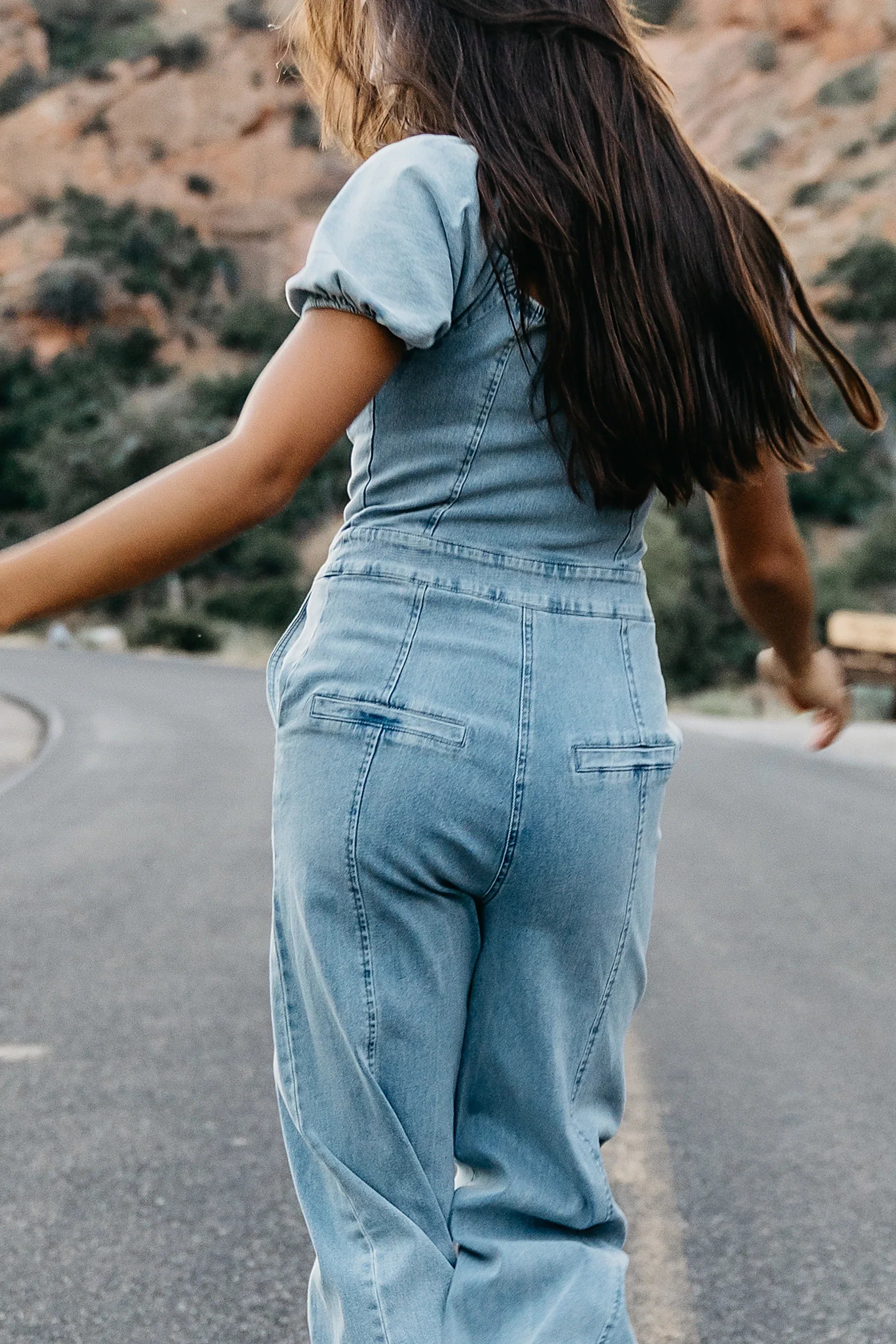 Mazie Denim Jumpsuit