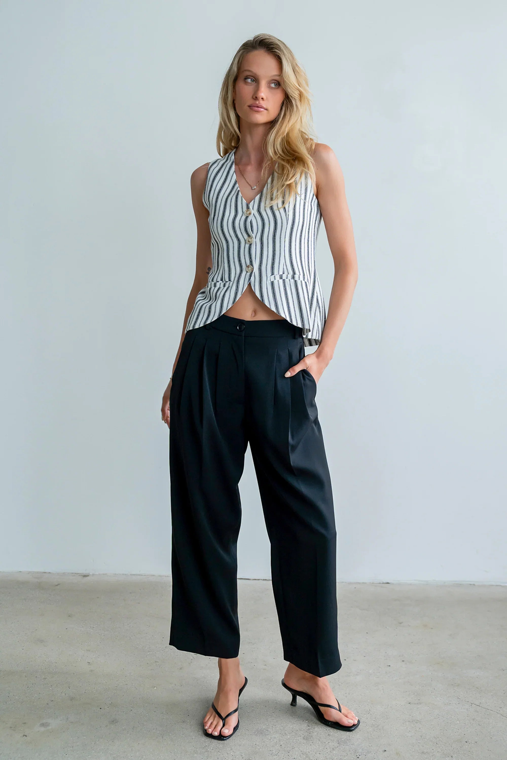 Lucy Vest in Black