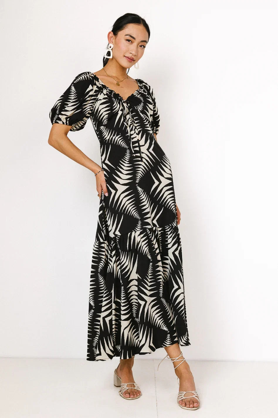 Dinah Abstract Midi Dress FINAL SALE