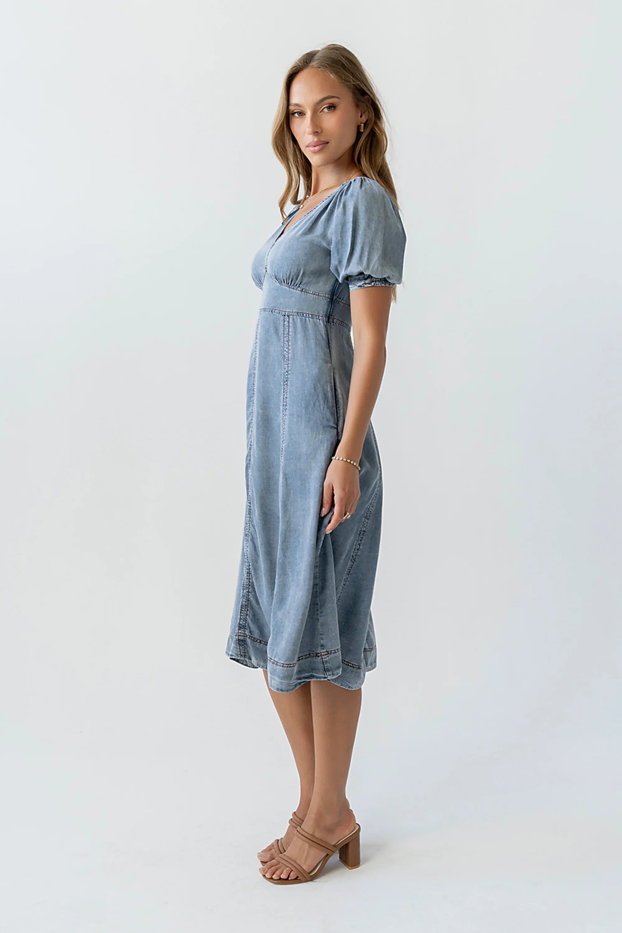 Andie Denim Midi Dress