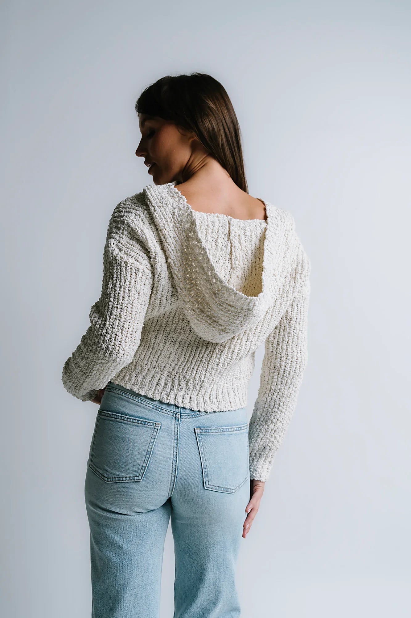 Georgie Knit Sweater in Ivory