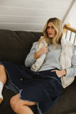 Nicole Knit Sweater in Blue FINAL SALE
