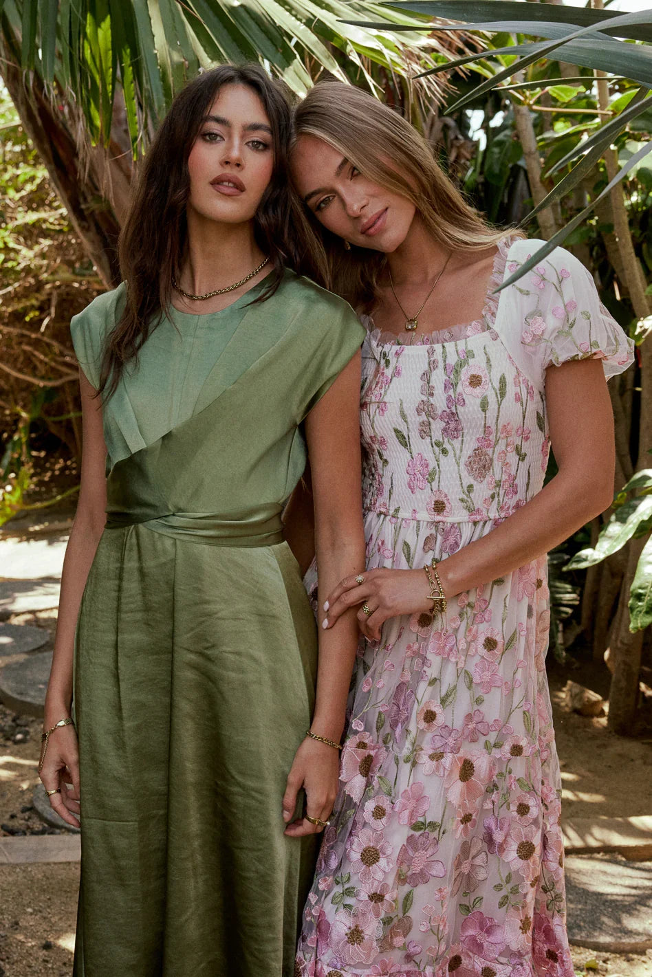 Rosalind Midi Dress in Moss FINAL SALE