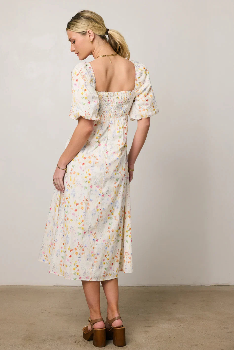 Claire Floral Midi Dress FINAL SALE