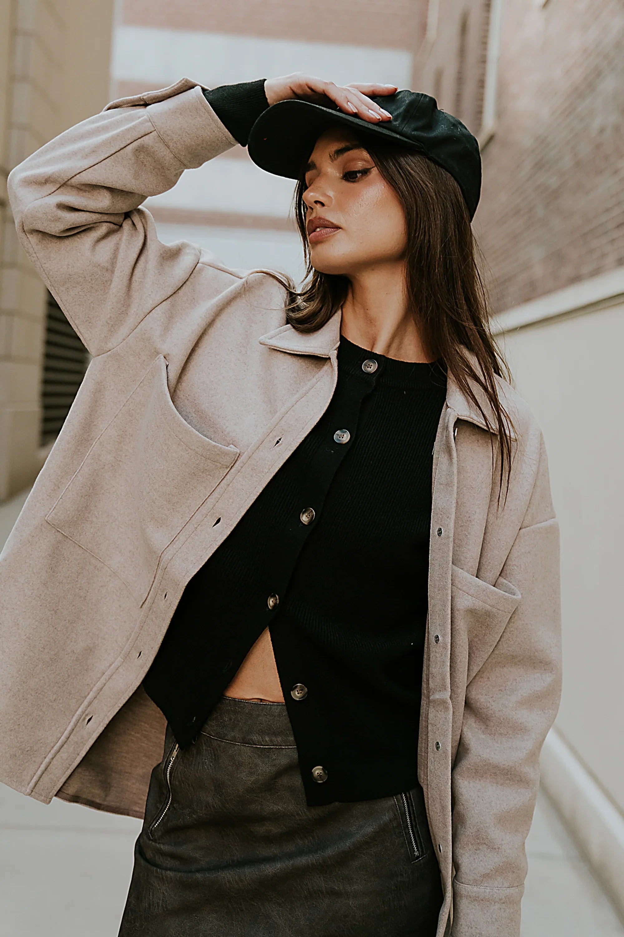 Bennie Oversized Shacket FINAL SALE
