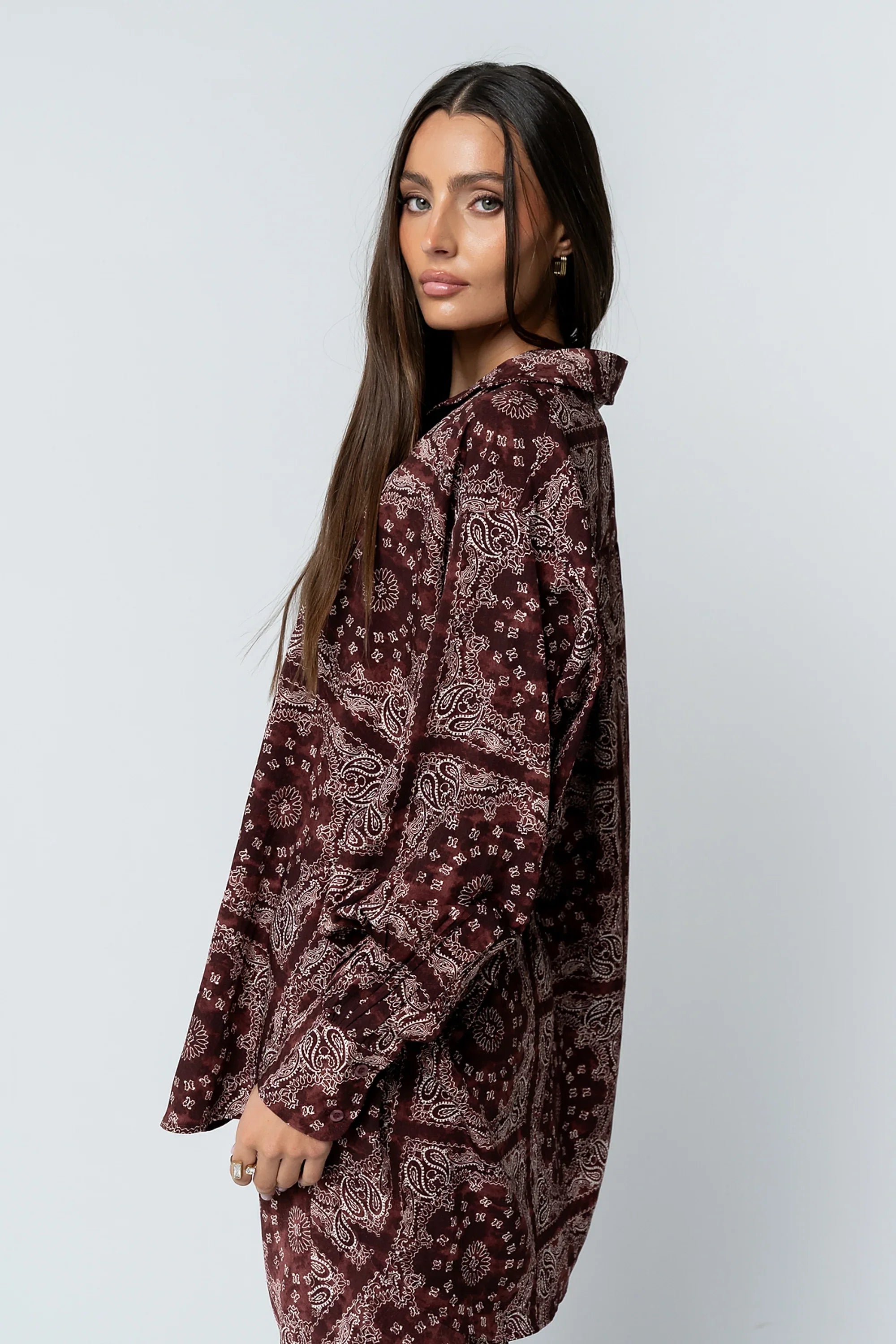 Diana Oversized Button Up