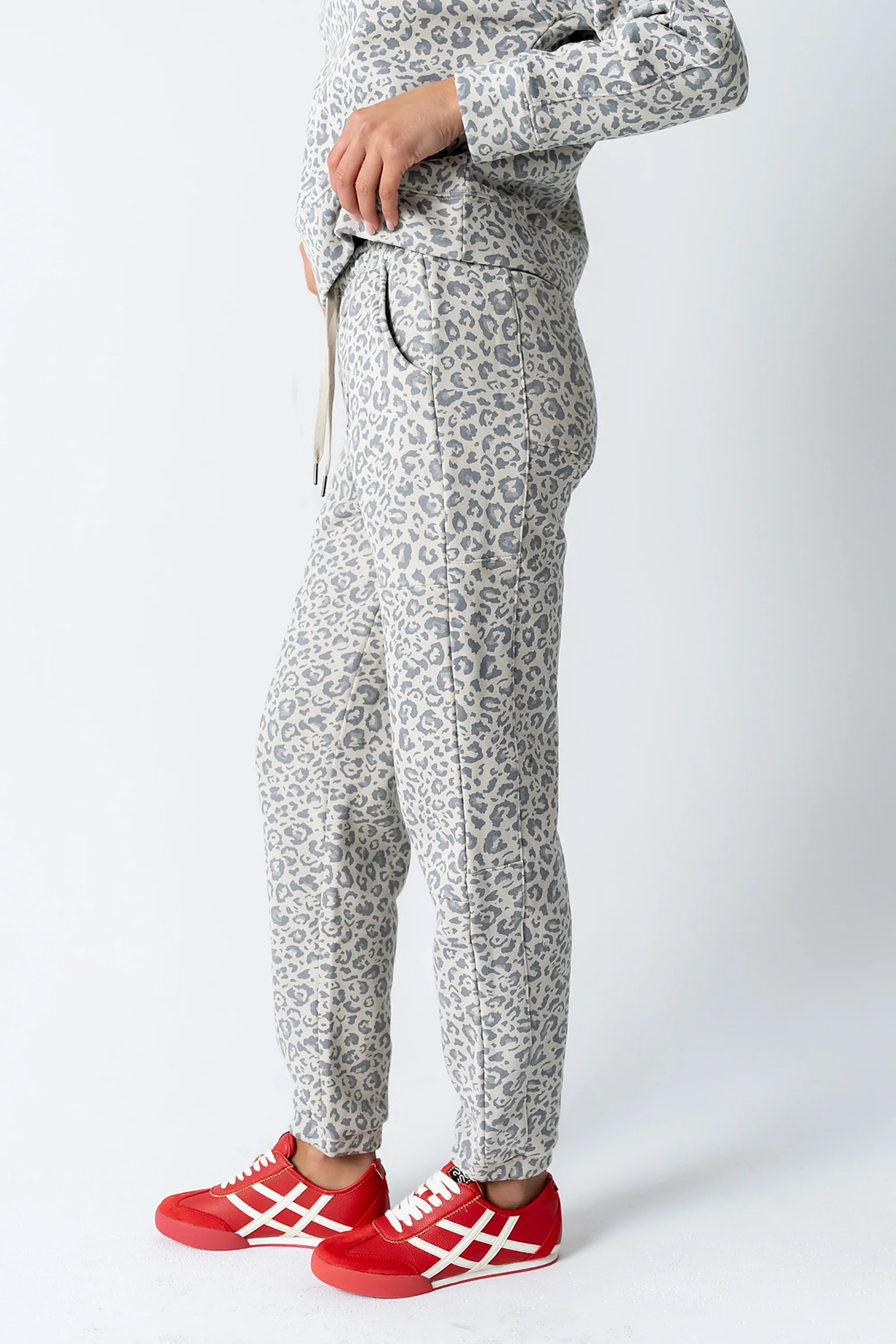 Patricia Barrel Sweatpants in Leopard FINAL SALE