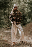 Gigi Plaid Jacket in Red FINAL SALE