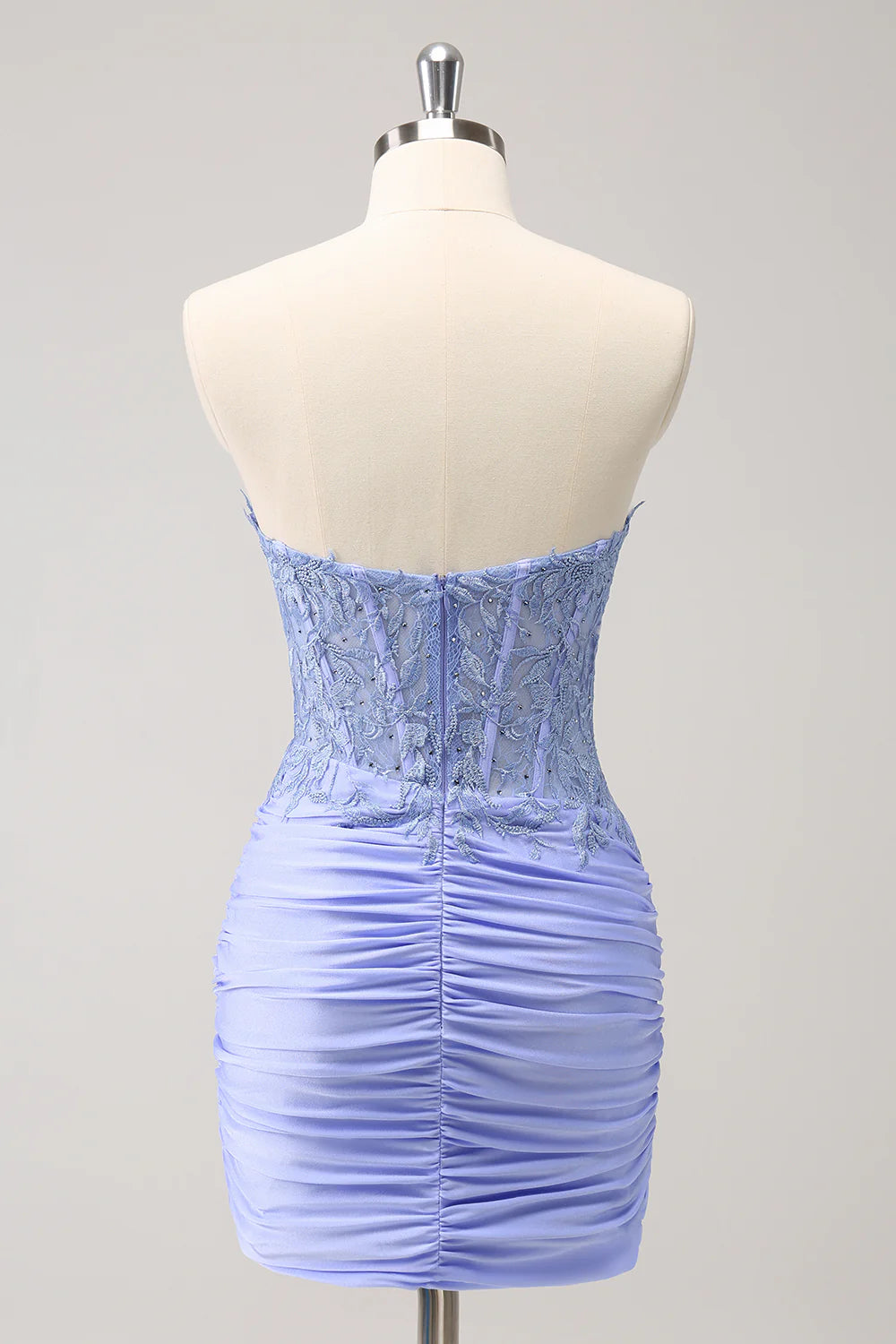 Glitter Fuchsia Tight Sweetheart Corset Short Pleated Homecoming Dress with Beading