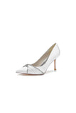 Party Pointed Toe Crystal High Heels