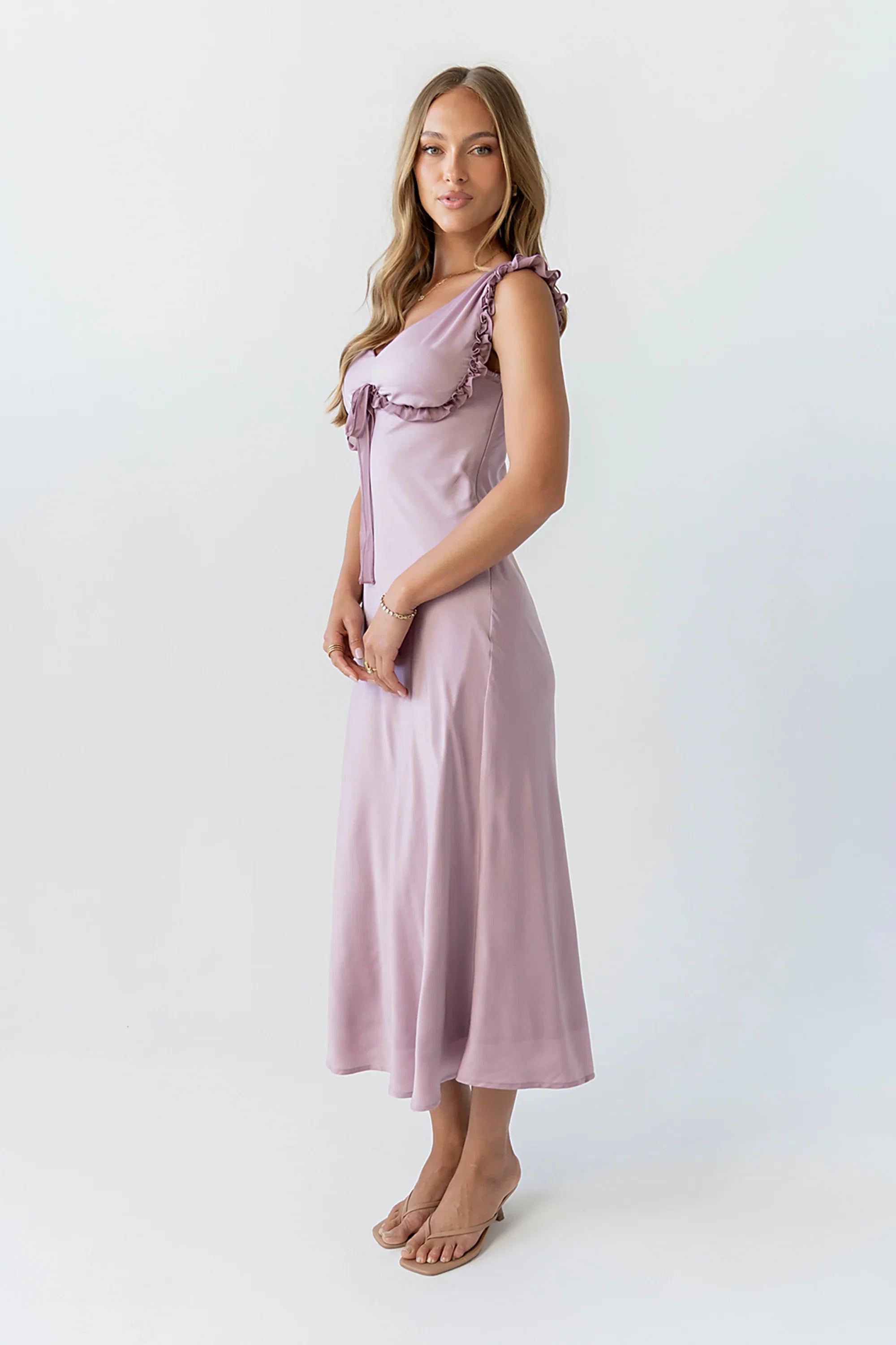 Tracey Maxi Dress in Mauve