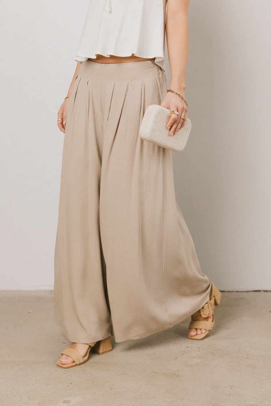 Kiaan Baggy Pants in Tan FINAL SALE