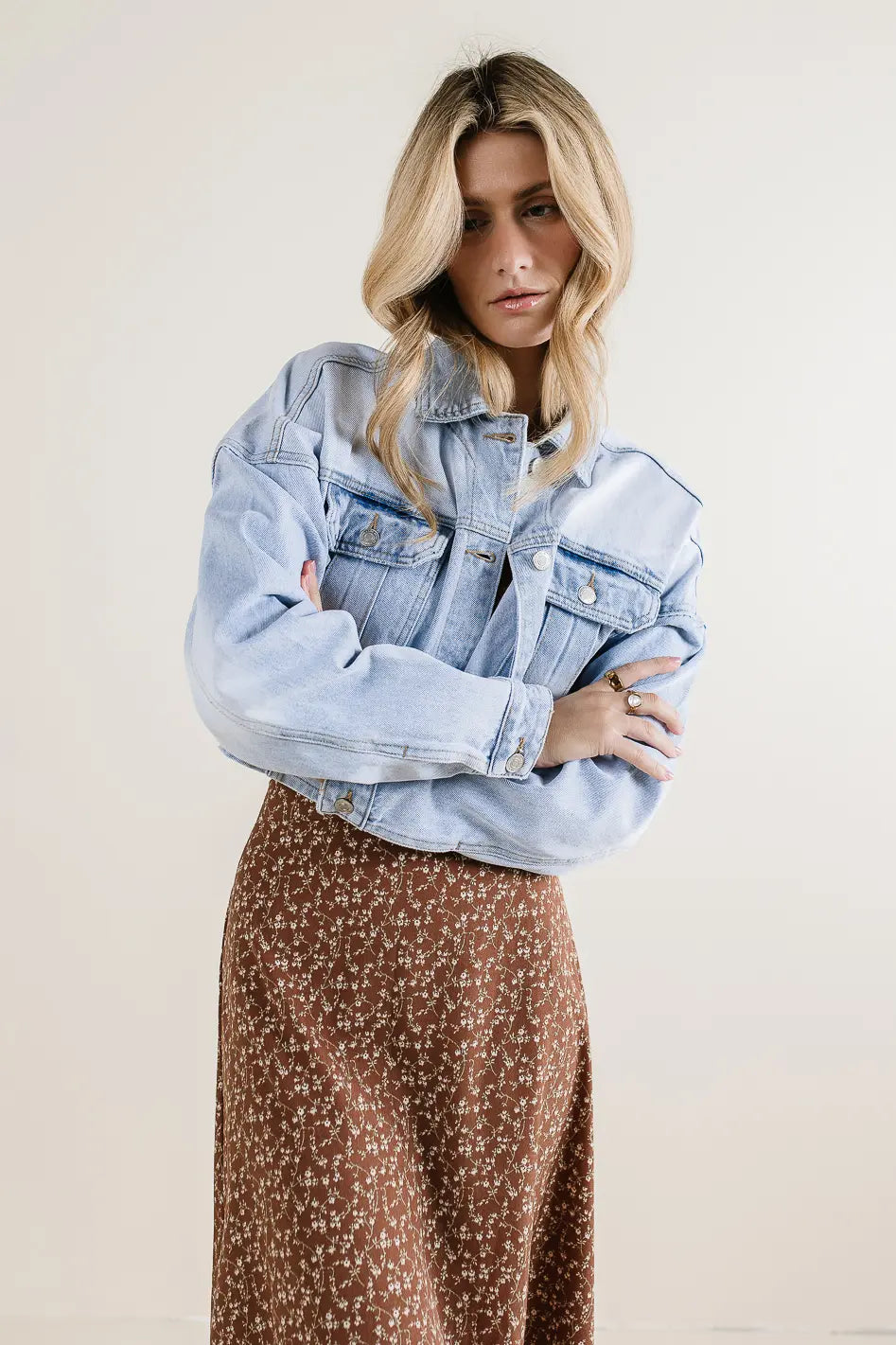 True Cropped Denim Jacket FINAL SALE