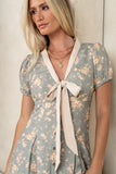 Vera Floral Maxi Dress in Sage FINAL SALE