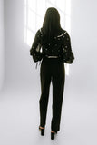 Mitchel Straight Leg Trouser in Black