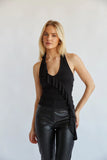 Etta Ruffle Halter Top