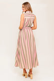 WINDSWEPT FIELDS MIDI DRESS OLIVE