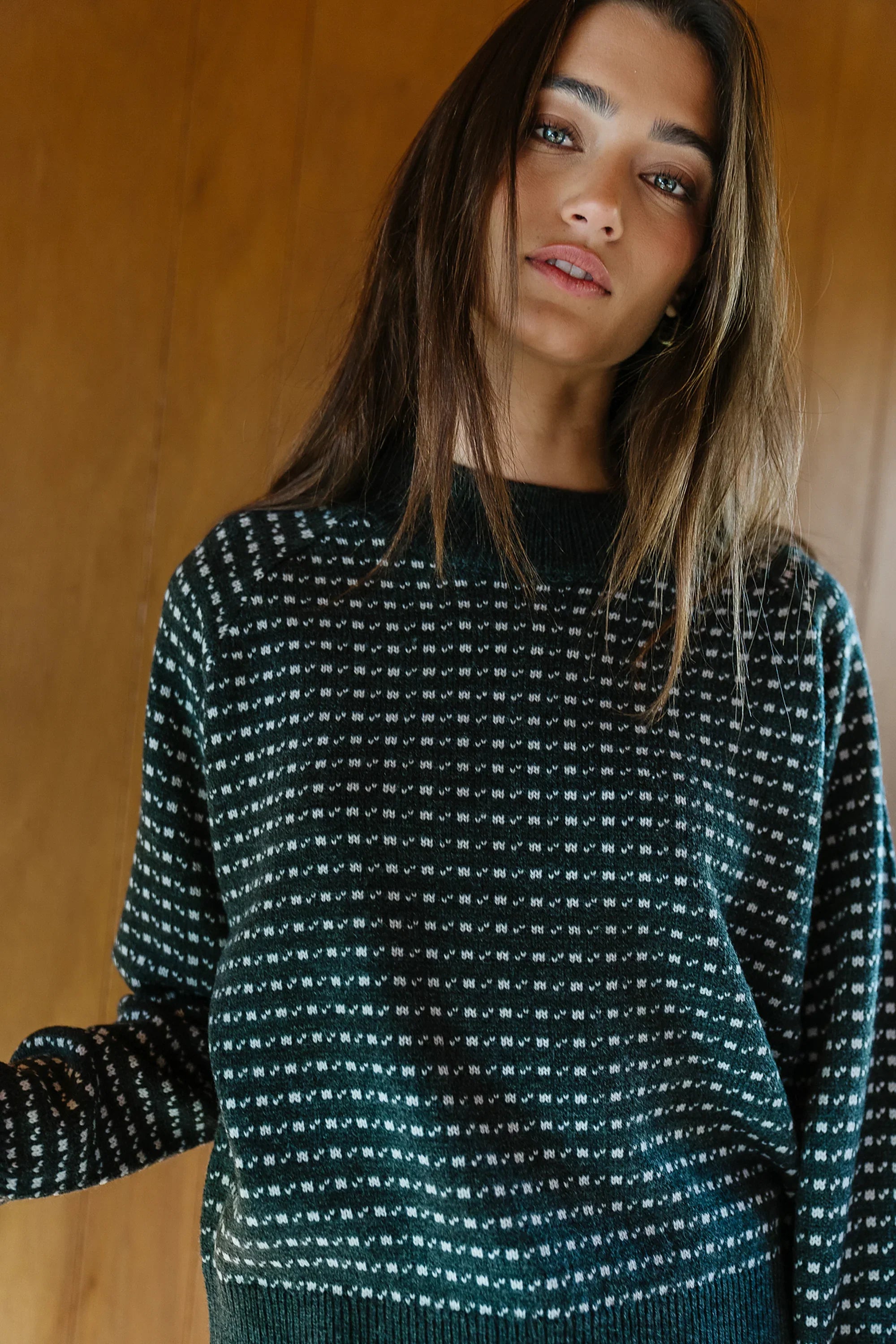 Ziggy Knit Sweater in Charcoal FINAL SALE