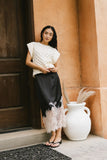 Frankie Asymmetrical Skirt in Black FINAL SALE