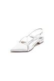 Simple Pointed Toe Ankle Straps Kitten Heels