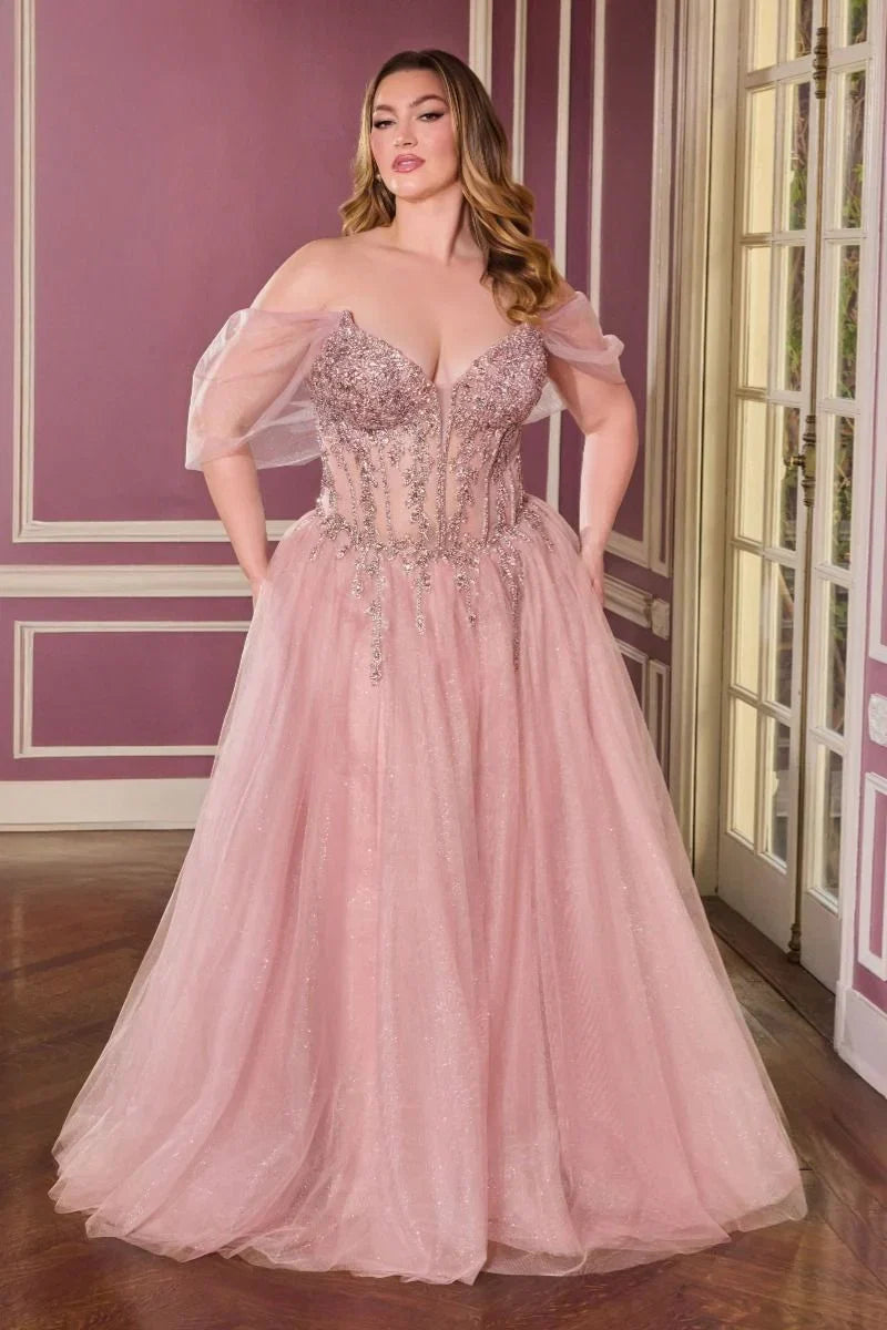 Jolia Gown A Line Corset Tulle Dress