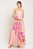 ROSE SERENADE LIGHT PINK MAXI DRESS FINAL SALE