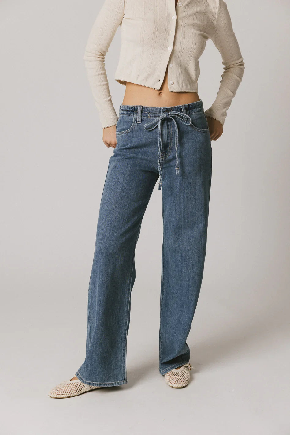 Enzo Wide Leg Jeans FINAL SALE