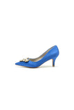 Pointed Toe Stiletto Heels with Rhinestone