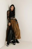 Terrin Tulle Skirt in Olive FINAL SALE