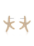 Pavè Starfish Earrings