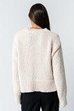 Junie Fuzzy Sweater in Cream