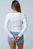 Pura Knit Top in White