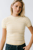 Mazie Fuzzy Sweater in Yellow