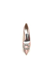 Patent Leather Wedding Shoes with Rhinestone