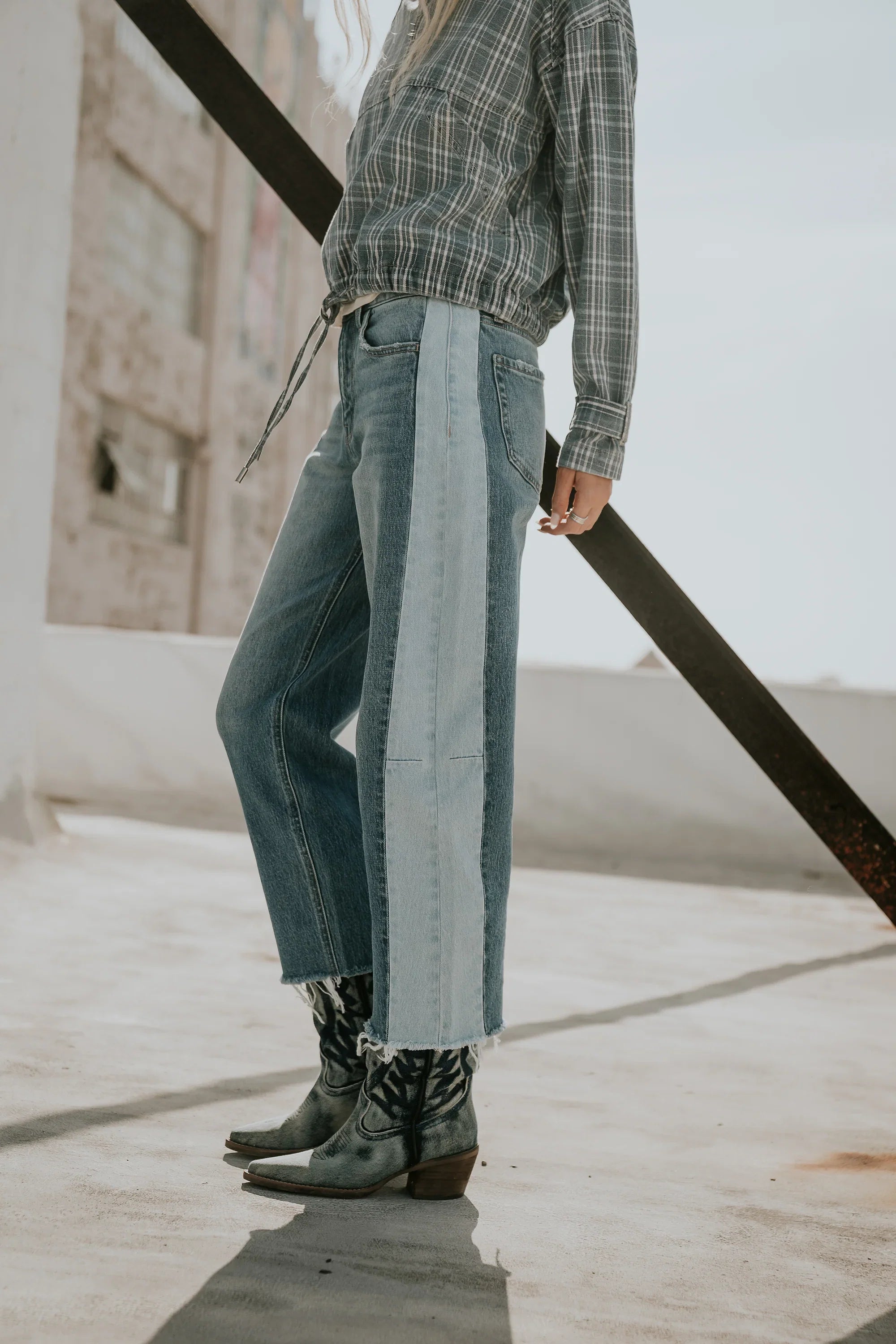 Karrie Two Toned Jeans