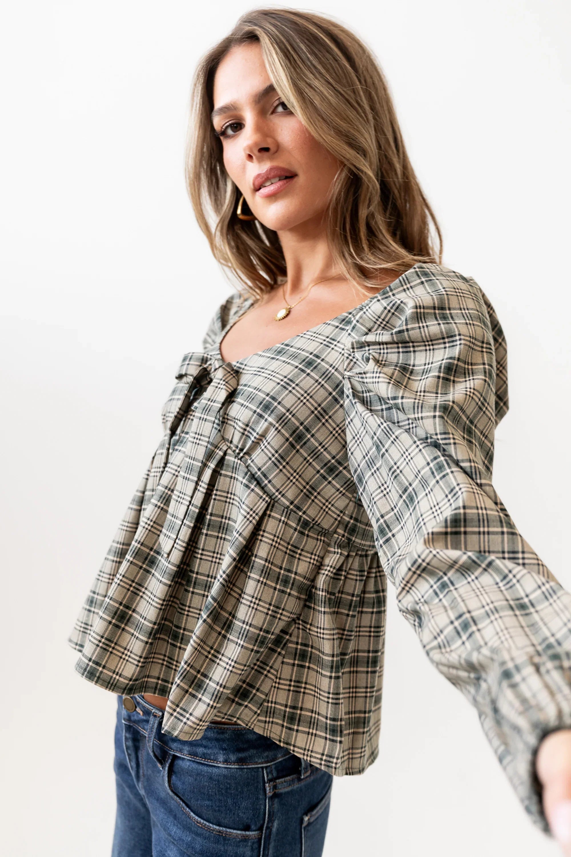 Smith Plaid Blouse FINAL SALE