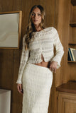 Marcus Chiffon Blouse in Cream