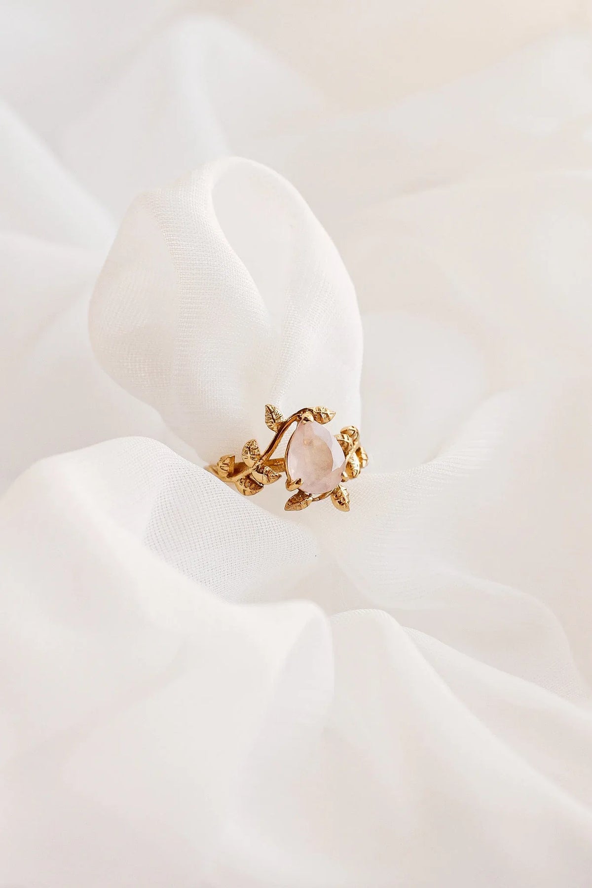 Seraphina Rose Quartz Ring
