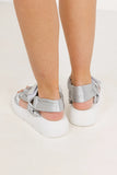 Seychelles Light Up Platform Sandals in Silver FINAL SALE