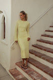Bell Ruffle Maxi Dress FINAL SALE