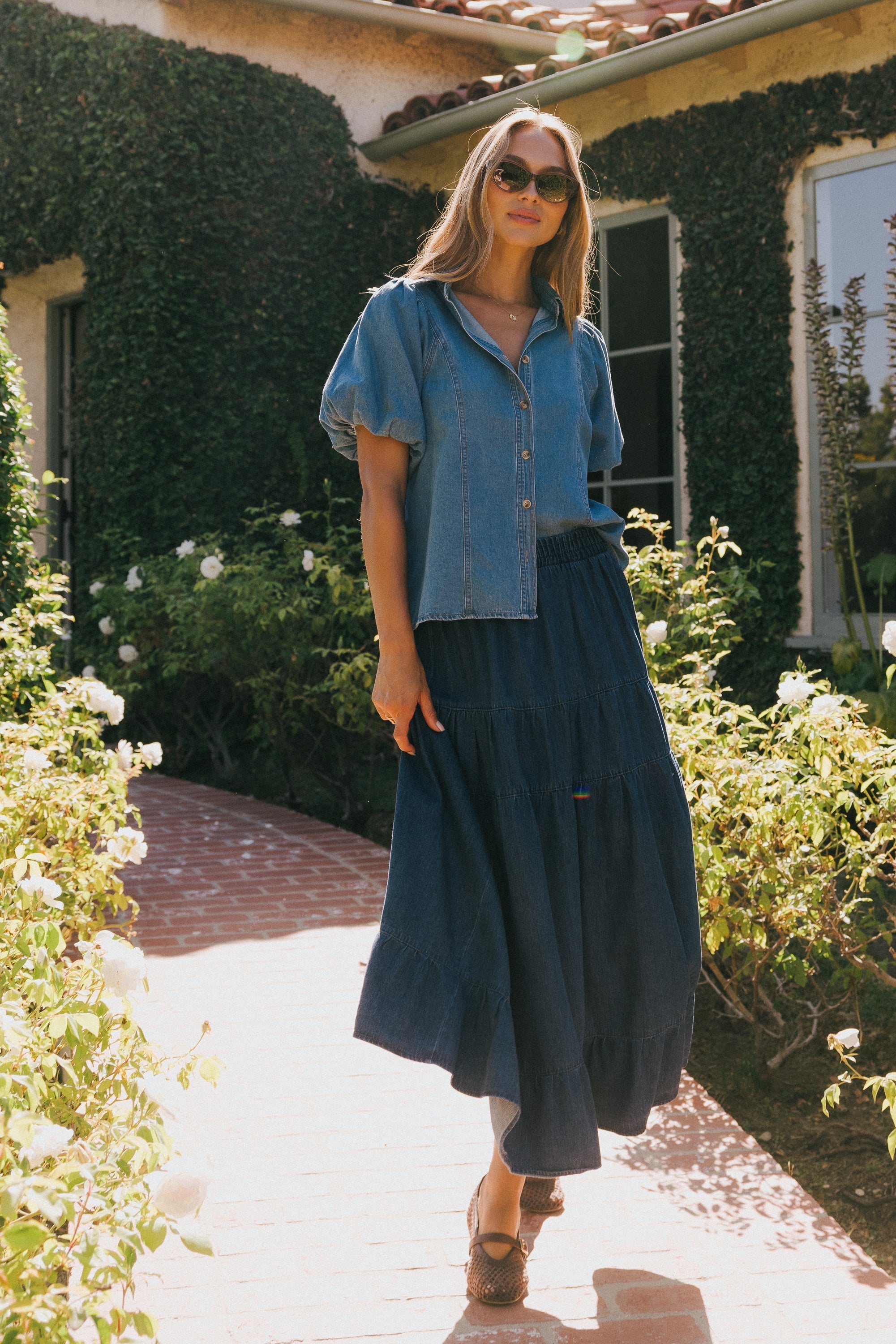 Salem Denim Button Up