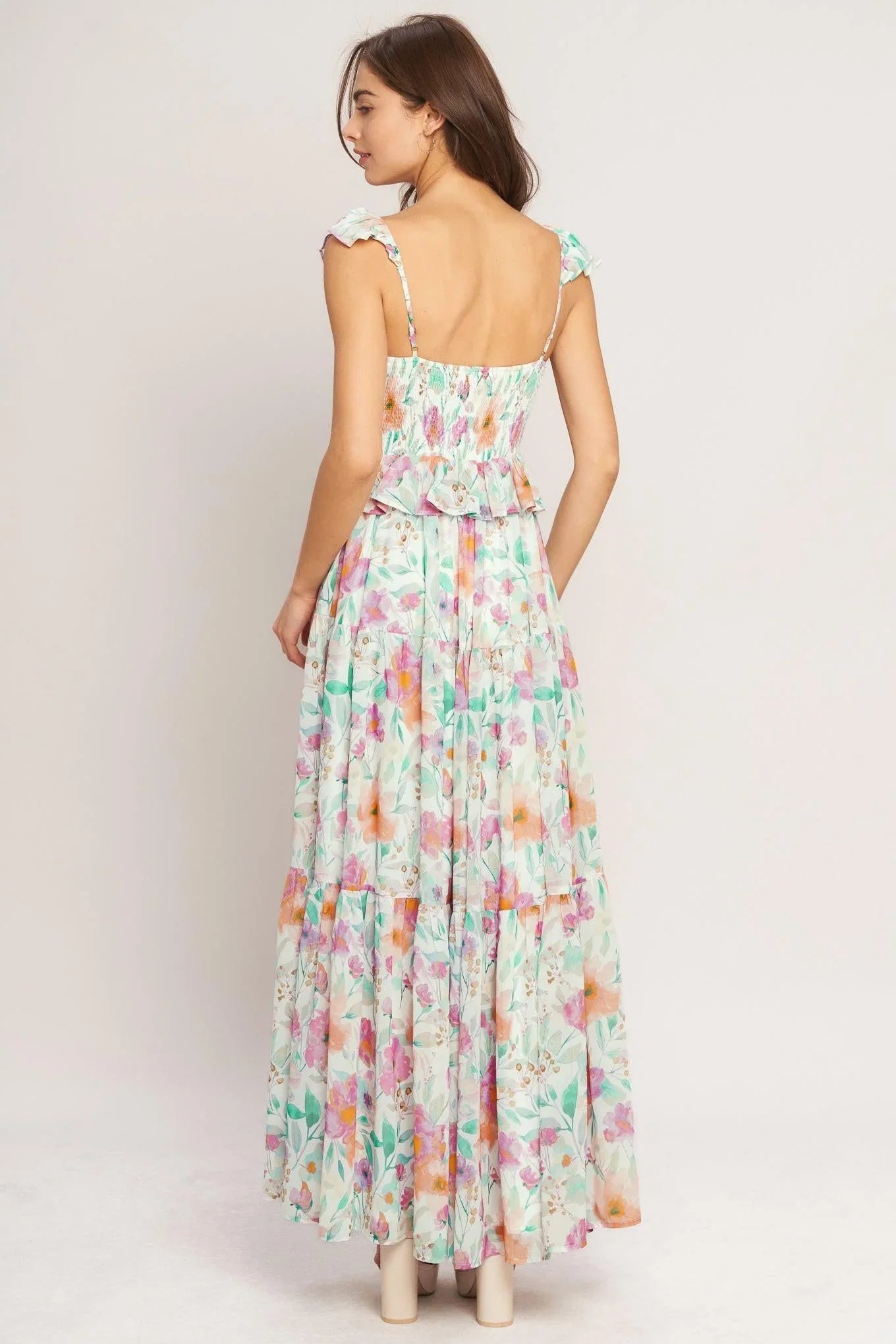 HEAVENLY BLOSSOM MAXI DRESS