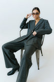 Joey Pinstripe Baggy Pants