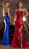 Hayes Gown Floral Lace Dress With Straight Neckline