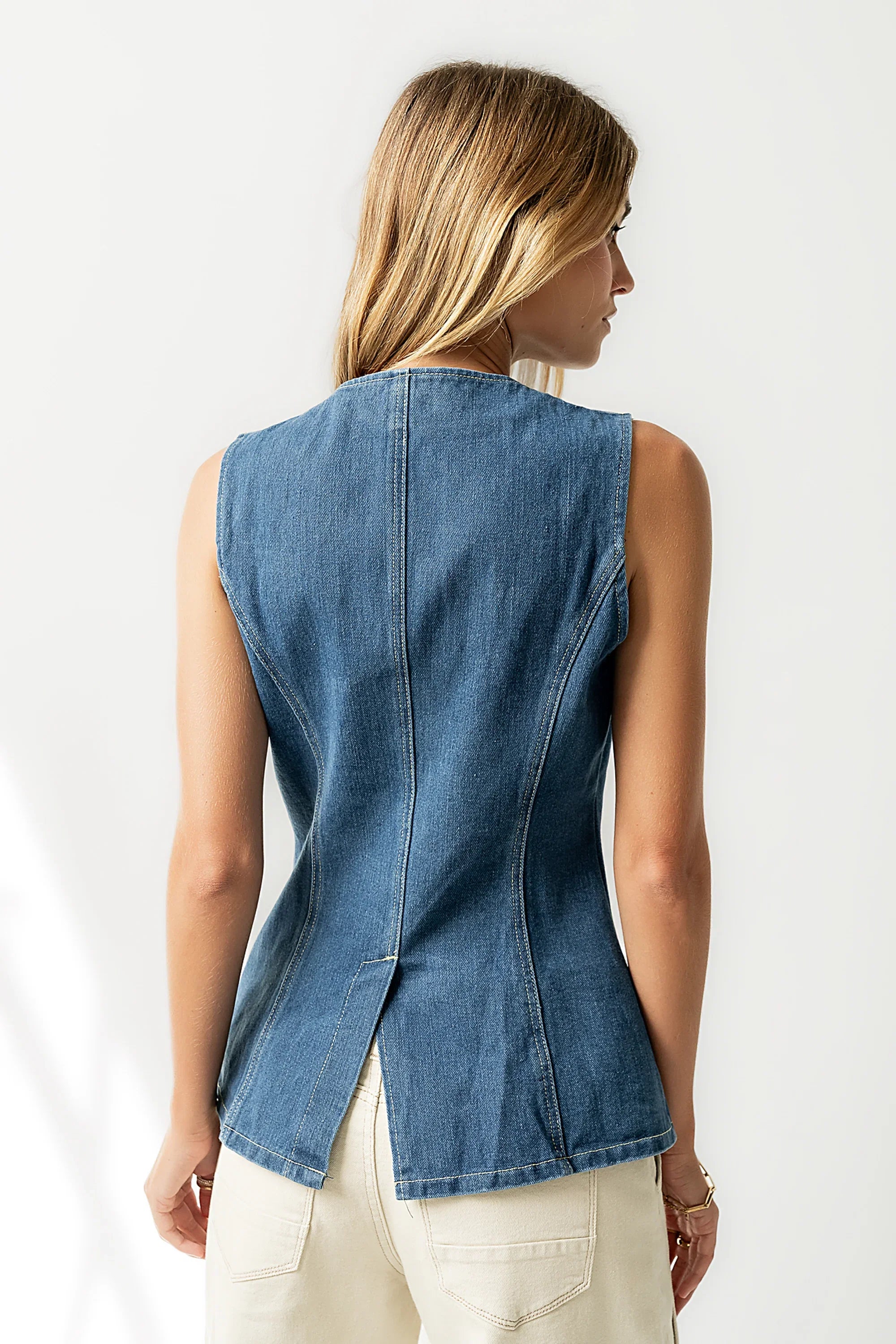 Hudson Denim Vest in Dark Wash FINAL SALE