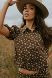 Victoria Floral Bubble Blouse FINAL SALE