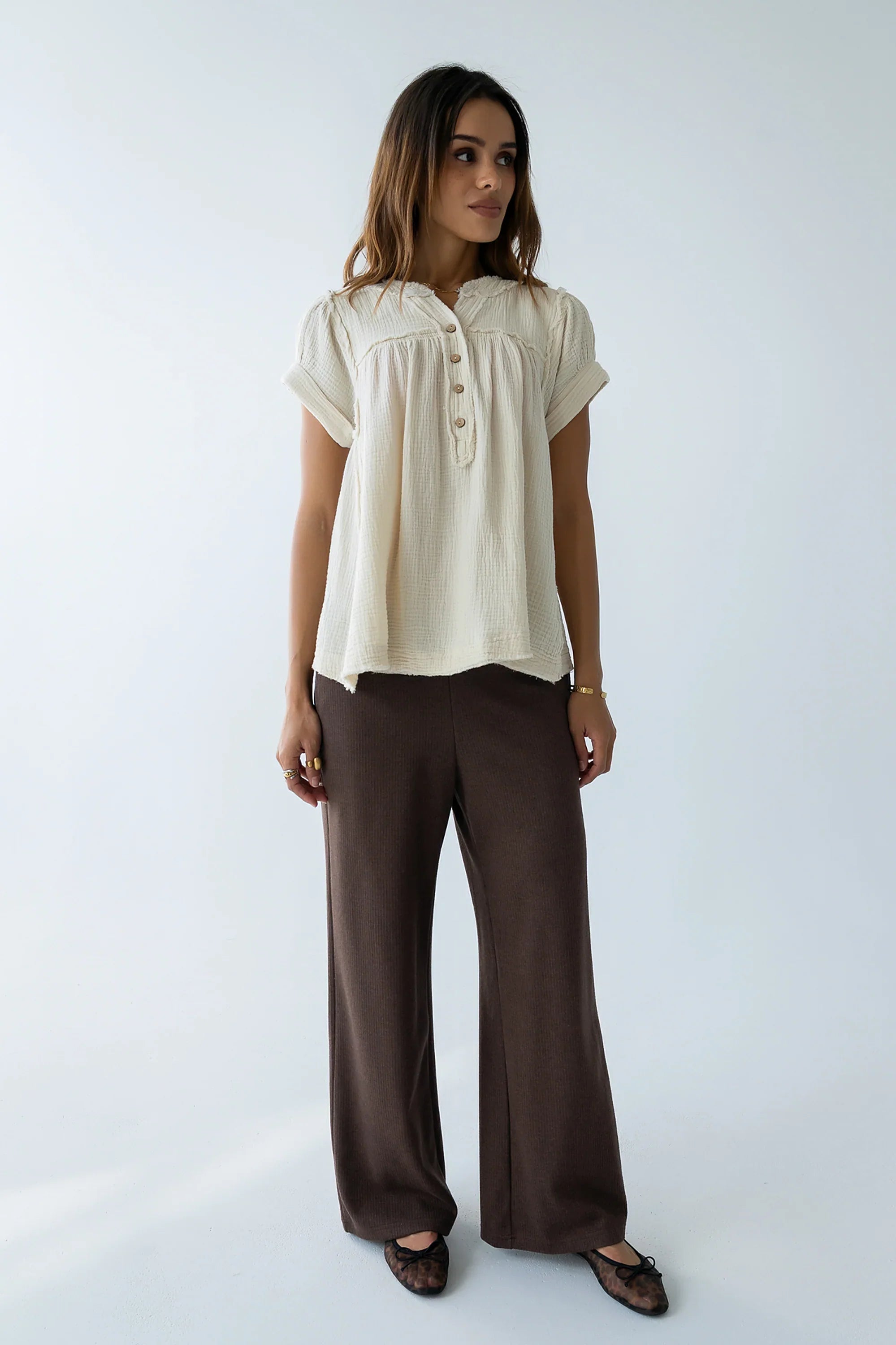 Giana Henley Blouse