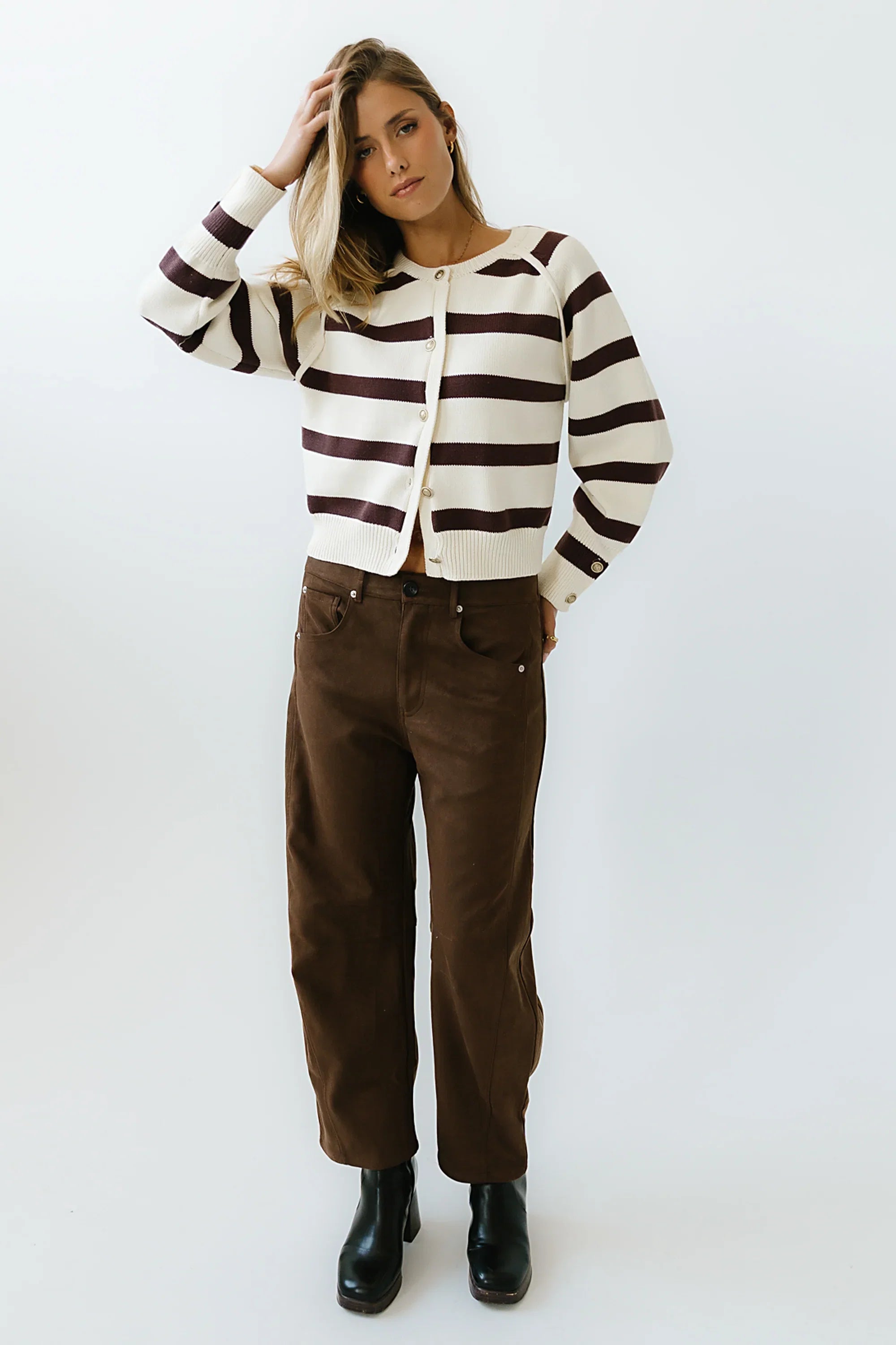 Nancie Striped Cardigan FINAL SALE
